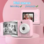 Kids Camera Instant Printing Photo1080P HD Dual Lens Selfie Digital Camera for Children Girls Boys Christmas Birthday Gifts Toys