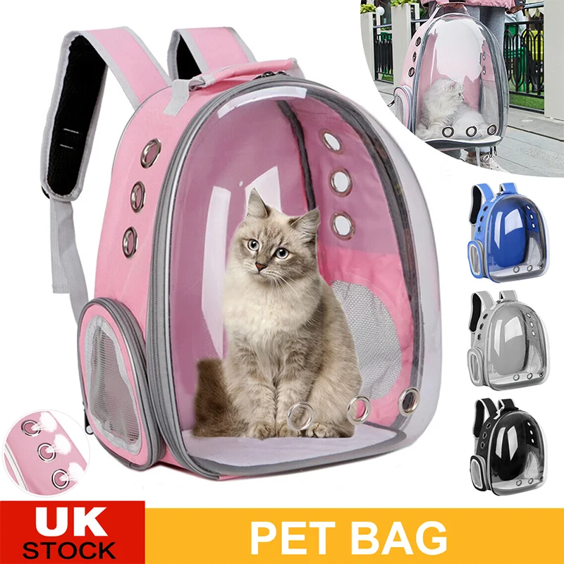kf-S0cce8b540c254ee29d0cf41d06479443z Space Pet Backpacks Pet Cat Carrying Bag Small Aanimal Carrier Cat Travel Bags Breathable Shoulder Handling Bag - Image 1