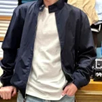 Fashion Men's Casual Jacket Long Sleeved Stand Collar Collar Solid Color Pocket Pure Cotton Autumn and Winter Jacket
