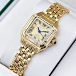 New Women Watch Light Luxury Brand Business Gold Stainless Steel Ladies Fashion Quartz Watches Female Clock Bracelet Wristwatch