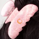 Acrylic Initial Cute Hair Clip Elegant Glitter Claw Clip Trendy Letter Hair Accessories for Wedding Bridesmaid Gifts