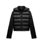 2025 Winter New Arrival Women's Lightweight Warm Down Jacket with Long Sleeves and Zippered Hooded Sports Coat 4391742