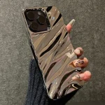 Soft Water Ripple Pattern Phone Case For iPhone 11 12 13 14 15 16 17 Pro Max X Xs Max XR 7 8 Plus SE 2020 Air Bumper Cases Cover