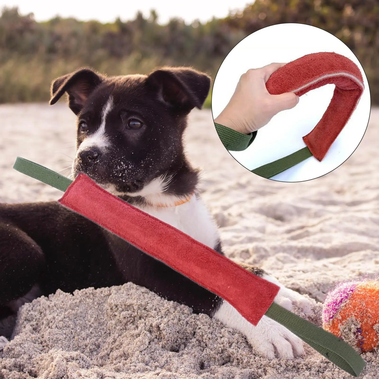 kf-S9b0f14da445f4db6be2005198d6abcafy Pets Dog Accessories Heavy Duty Chewing Dog Tug Toy Bite Sleeve Stick for Aggressive Chewers Outdoor Training - Image 1