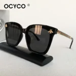 Vintage Square Bee Sunglasses Men Women Luxury Brand large frame Sun Glasses UV400 Fashion Female Shades Driving Eyewear