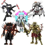 Skibidi Toilet Building Blocks Toy Cameraman Clock Man Speakerman Tv Man Drillman Computer Woman G Man For Kid Christmas Gift