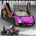 1:24 Lamborghini Revuelto With Spray Alloy Car Diecasts & Toy Vehicles Metal Toy Car Model Sound and light Collection Kids Toy