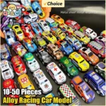 10-50Pcs Alloy Diecast Car Mini Cars Model Se tToys for Boys Sliding Inertia Pull Back Vehicle Toy Birthday Gift for Kid Toddler