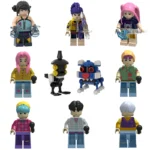 KPop Demon Hunters Building Blocks Rumi Mini Action Figure Building Block Toy Peripherals Desk Decoration Christmas Gift For kid