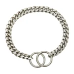 Link Chain Collar for Dogs Stainless Steel Strong Training Necklace Leash Accessory for Small Medium Breeds