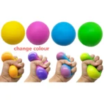 Colorful Vent Ball Safe Squeeze Fidget Toy Adorable Anti-stress Ball TPR Colored Vent Ball Toy Squeezing Toys Relieve Stress