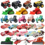 Cars Disney Pixar Cars Lightning McQueen rhapsody matador bulldozer truck Mater harvester 1:55 Diecast Metal Car Model Toy