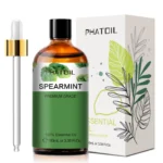 PHATOIL 100ML Spearmint Pure Natural Rose Essential Oils for Humidifier Diffuser Spa Massage Clove Bud Oregano Helichrysum