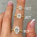 925 Sterling Silver Zirconia Gorgeous Shiny 1-5CT Oval Stone Ring For Women Engagement Wedding Luxury High Quality Fine Jewelry