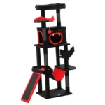 152cm Tall Cat Tree with Hammock and Scratching Post Cat Tower for Big Cats Accessories for Rest and Play