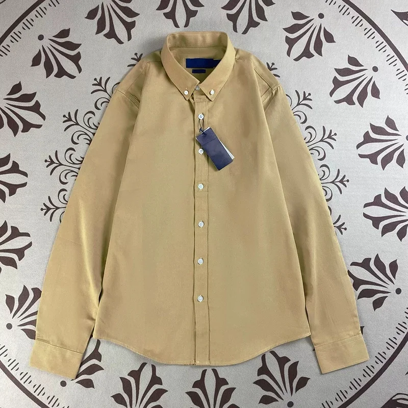 kf-Seeb8b1ada4694d10b04e719333dbaf95M Spring and Summer Pure Cotton Casual Classic Long Sleeved American Shirt Men's Casual Shirt - Image 1