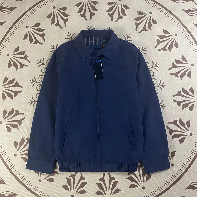 kf-Sf02b6089e36e4baf8a655d4ed600d0a75 Autumn and Winter Men's Jacket with Lapel, Long Sleeved Pockets, Casual Jacket - Image 1