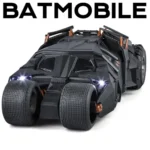Large Scale 1:18 Batmobile Car Model Toy The Dark Knight Trilogy Sound Light Sliding Spray Alloy Vehicle Models Ornaments Gifts