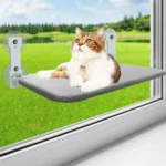 Foldable Pet Bed Cat Hammock Plush Mesh Cat Window Perch Kitten Hammock Shelf Breathable Mesh for Wall