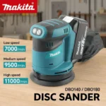 Makita DBO180Z Lithium ion 18V Cordless Rechargeable Disc Random Track Sanding Machine for Woodworking Mud Polishing