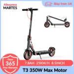 TODIMART T3 Electric Scooter 350W 7.5AH 36V 25KM/H Foldable E Scooter battery 8.5 inch Wheel EScooter For Adult Children