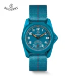 BODERRY Men's Field Watches Titanium Automatic Top Brand Wristwatch 100M Waterproof Clock Military Watch for Men