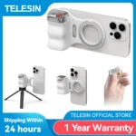 TELESIN Magnetic Phone Camera Shoot Hand Grip Phone Holder Shooting Aid Remote Control Handle for Iphone HUAWEI SAMSUNG Phone