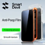 SmartDevil Privacy Tempered Glass Film for iPhone 17 Pro Max 16 Pro Max Screen Protector for iPhone 17 Auto-Dust Removal Tool