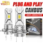 300W Turbo H7 LED Bulb 1:1 Mini Size Head Lamp Wireless 30000LM CSP LED Chips H7 Car LED Headlight Bulb 6000K White 12V 2Pcs