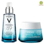 Vichy Korean Collagen Skin Care Kit Eye Cream Toner Serum Anti Wrinkle VC Serum Firming Cream Eye Cream Moisturizing Skincare
