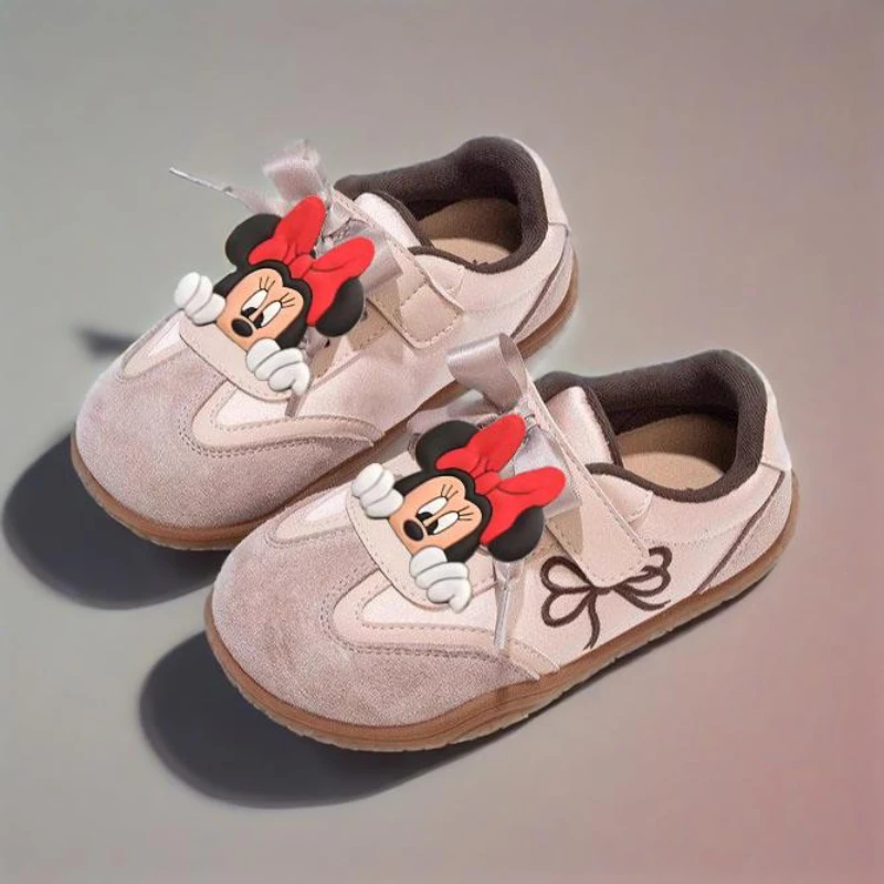 kf-S0a67129c0246403d80d790fe0bc039cdo New Style Girls Casual Shoes Cute Minnie Anti-slip Kids Breathable Sport Footwear Children's Sneakers Soft Bottom Toddler Shoes - Image 1