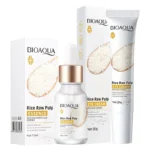 BIOAQUA White Rice Skin Care Sets Moisturizing Face Serum Anti Dark Circles Anti-aging Eye Cream Facial Travel Size Skin Care