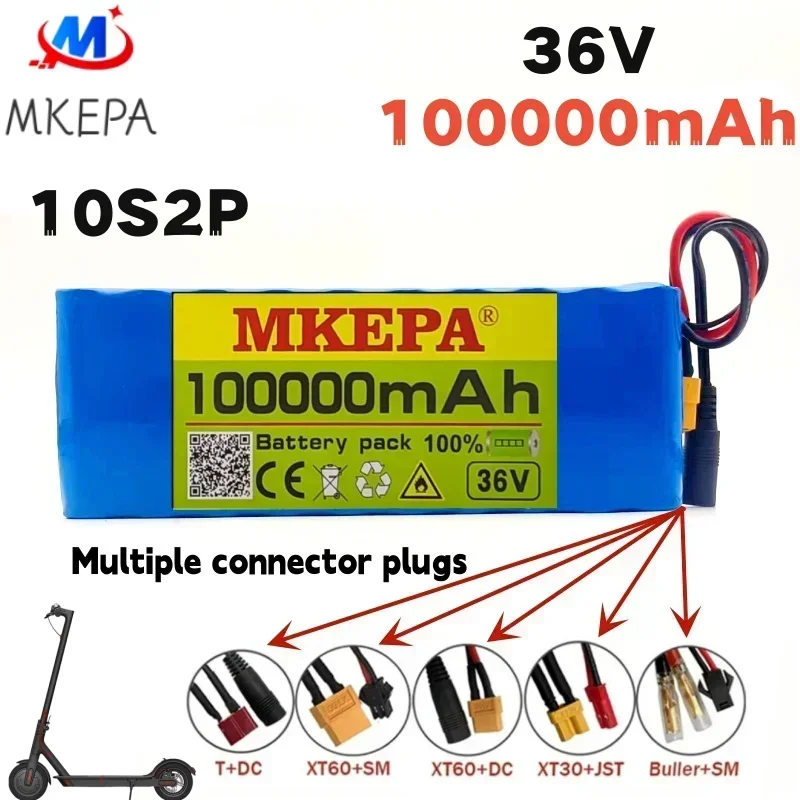 kf-S12a34cb7d4dc4d0994a23034ba73e568a 36V 100000mAh 36v Electric Scooter Battery Lithium Electric Scooter 500W Electric Scooter Battery 36v 10s2p Battery - Image 1