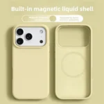 Original Magnetic Phone Case For iPhone 17 16 Pro Max Liquid Silicone Cases For iPhone17 16 Pro Max 17Pro Air Soft Bumper Cover