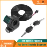 Digital Display Voltmeter with Lock Universal for ZERO X8/X9/X10/11X Electric Bike Scooter Ignition Key Power Key Lock Parts