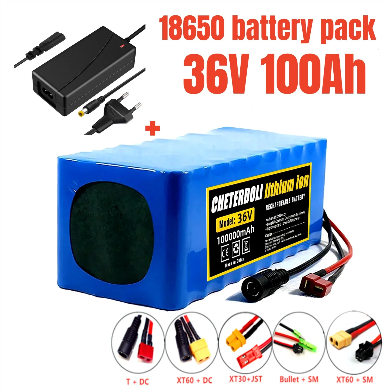 kf-S16d5737df41c4c6da9659603e00dbbb7l 10S4P 36V 100000mAh Electric Scooter Lithium Battery 18650 battery pack 36V 100Ah Electric Scooter Electric Scooter Battery 36v - Image 1