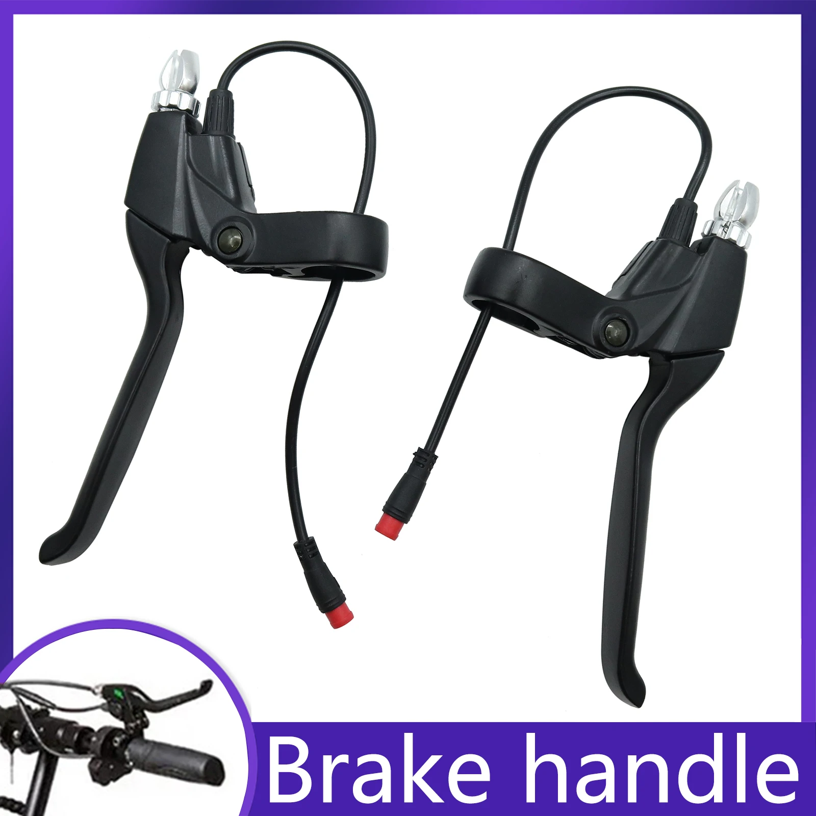 kf-S1702e9014a6745568ba680e66e41e88ew Electric Scooter Brake Handle Brake Lever Replacement Accessory For KUGOO M4 PRO Scooter Parts Clutch Levers - Image 1