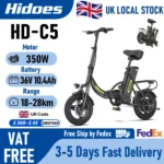 Hidoes C5 Adult E-bike 250W Motor 36V 10.4AH Lithium Battery Ebike Universal 14-inch Folding Electric Bike