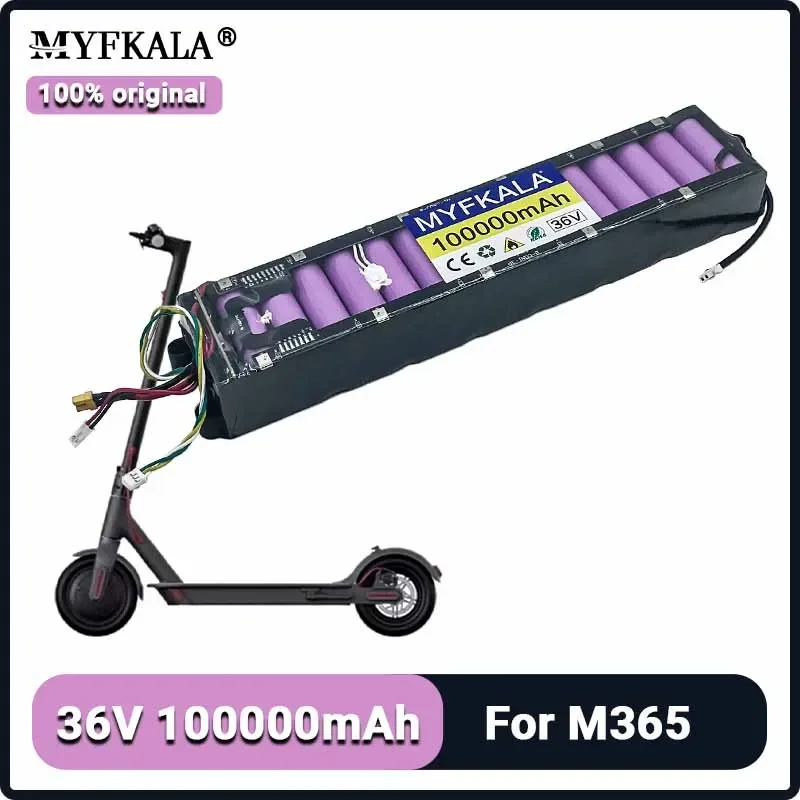 kf-S1fb9edeeb70d4dfb95e94c3c81cbca254 2025 New 36V 100Ah Battery for Xiaomi M365/Pro/1S Special Battery Pack 36V Battery Riding 30km BMS+Charger Scooter Accessories - Image 1