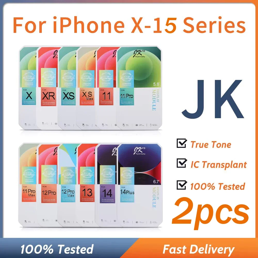 kf-S20ec01b50fb047d9b5481ffb025a1f9b7 2 Pcs 100% JK Incell LCD For iPhone X XR XS MAX 11 12 12 Pro MAX 1314 LCD Display For IPhone13 14 plus 15ProMAX 16 LCD Screen - Image 1