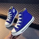 High Top Canvas Shoes, Children's Shoes, Boys' Sneakers, Girls' Casual Shoes, Junior Running Shoes, Fashion Walking Shoes