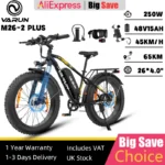Varun M26-2 PLUS E-bike 250W Motor 48V 15Ah Removable Battery 26*4.0 Inch Fat Tire Electric Bicycle Mountain Snow Electric Bike