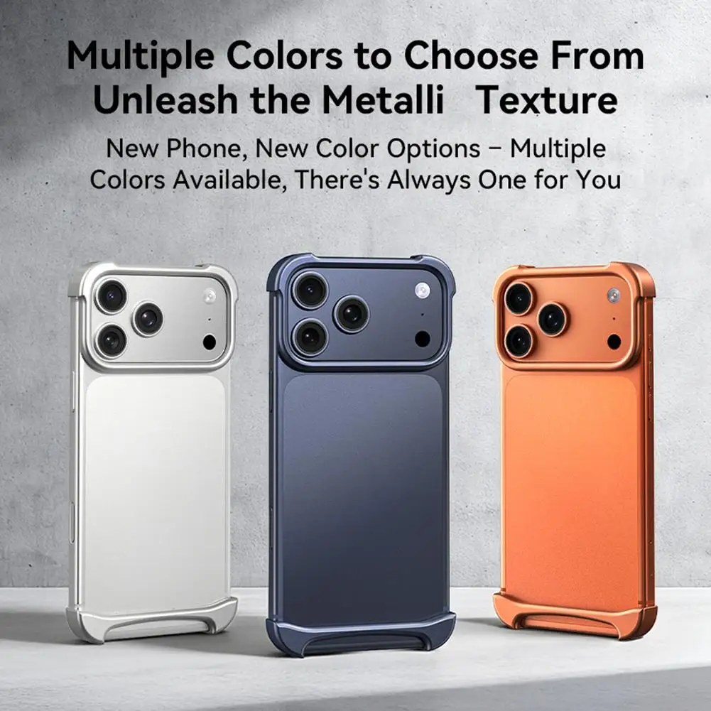 kf-S23c34d0a64c94d6b92b485df10438cb1v Arc Case Luxury Aluminum Metal Bumper Phone Pulse Case For IPhone 17Pro, IPhone 17Pro MAX Lightweight Phone Cover Protective - Image 1
