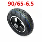 11 Inch Wheel 90/65-6.5 CST Tubeless Tire with Aluminum Alloy Rim for Electric Scooter Front Wheels Modification Accessories