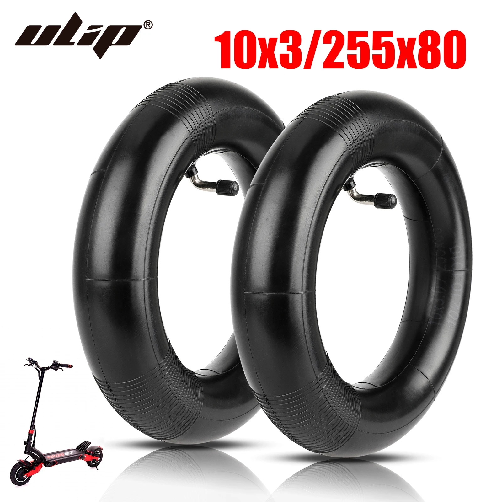 kf-S244c32f51753496aba53aaa3f3a1844cb ULIP 2PCS 10x3 Thicken Inner Tube Replacement Parts For Zero 10X/Kaabo/Kugoo Electric Scooter Tire 10x3 255x80 80/65-6 90/65-6.5 - Image 1