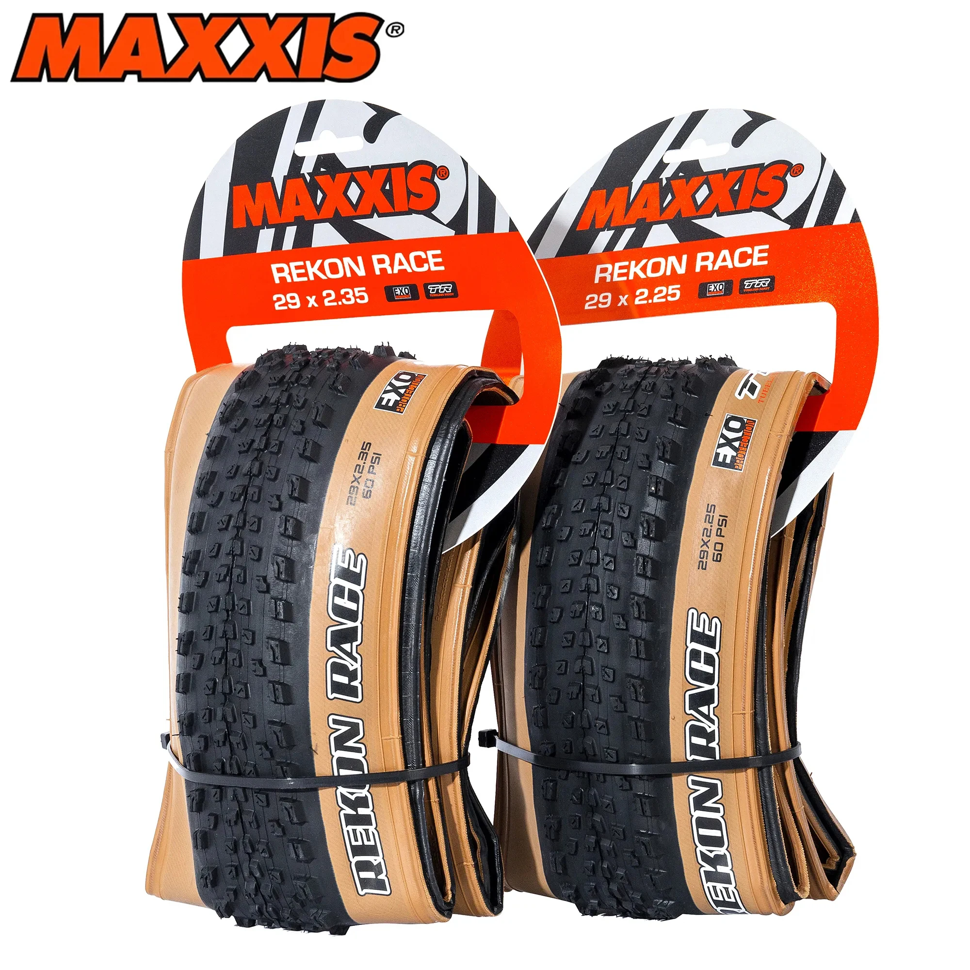 kf-S244dfe9b74db4b99875b58f3e18b1f856 MAXXIS Tubeless REKON RACE EXO TR(M355RU) FOLDABLE TIRE OF BICYCLE MTB Mountain Bikes 29x2.25/2.35 Tubeless Tire 29 Bicycle Tyre - Image 1