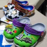 Disney Hole Sandals Slippers Buzz Lightyear Woody Sandals Kawaii Eva Anime Home Beach Shoes Breathable Slippers For Kids Gifts