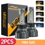 Heyword 22000lm 160W 1860 CSP chip 3000k/4300k/6000k/8000k Car LED Headlight h4 h7 h1 LED headlights 9005 H7 h9 h11 led light