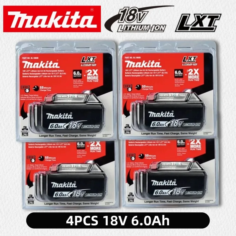 kf-S298b9e7cda7d44daa82cf56d9d43fc030 100% Original Makita battery,18V 6.0Ah rechargeable battery, replacing Makita BL1830B L1840B L1850B L1860B,power tool battery - Image 1