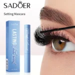 Waterproof Matte Mascara Lengthens 4D Curling Mascara Long Lasting Eyelashes Black Fiber Mascara Eye Cosmetic Makeup